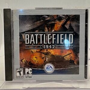 Battlefield 1942 PC CD-ROM Game EA Games DICE‎ 2002 WWII Shooter Jewel Case